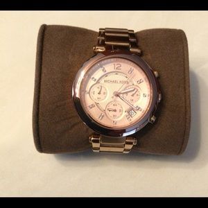 Michael Kors rose gold women watch